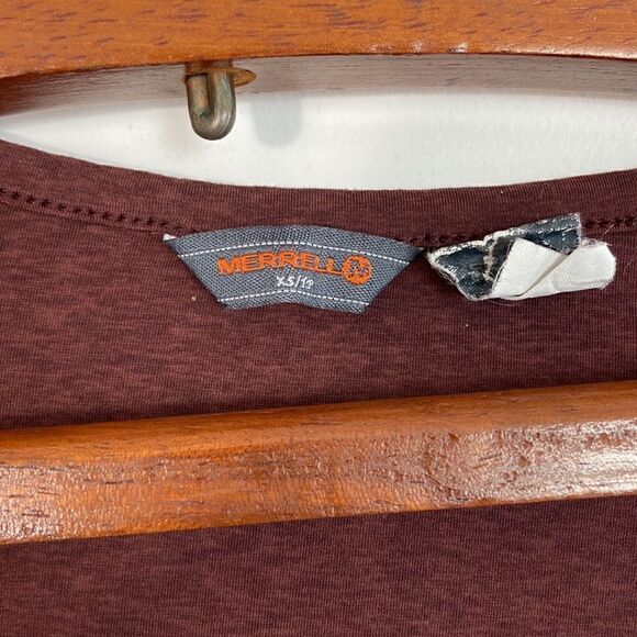Merrell Evoke Longsleeve Tunic Jersey in Bourbon Size XS - Picture 5 of 9